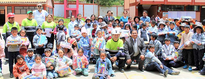 OCP | Operadores Concentrados Peruanos comprometidos con el desarrollo educativo en San Pedro de Coris | Nota de Prensa
